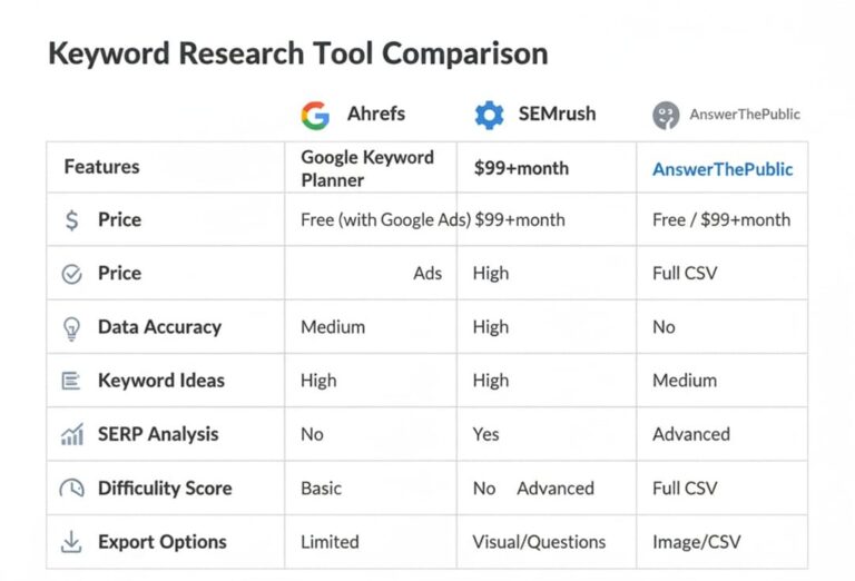 A 4-step flowchart illustrating the AI-human hybrid process, a modern method for How to Do Keyword Research for SEO, covering AI Generation through Final Keyword Selection.