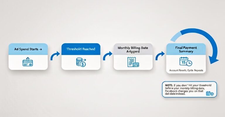Diagram illustrating the three key factors that determine ad cost—Bid Amount, Ad Quality, and Expected Action Rates—which impact How Facebook ads payment works.