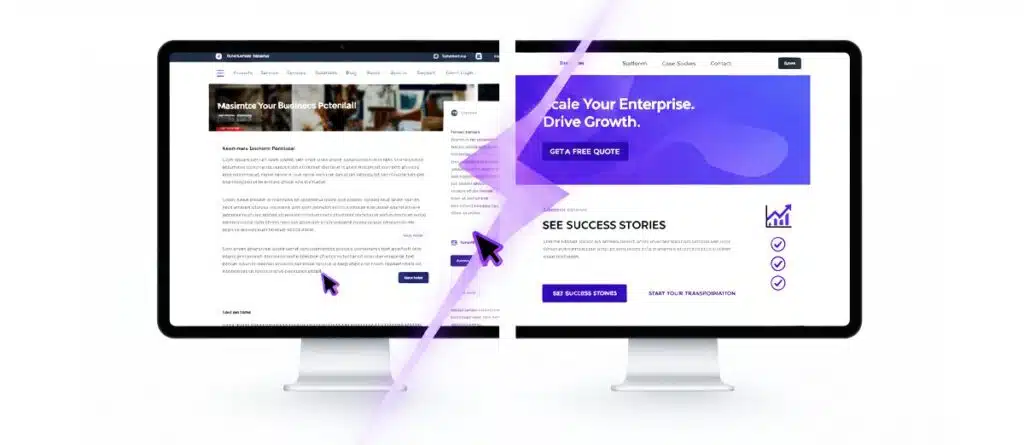 good B2B website