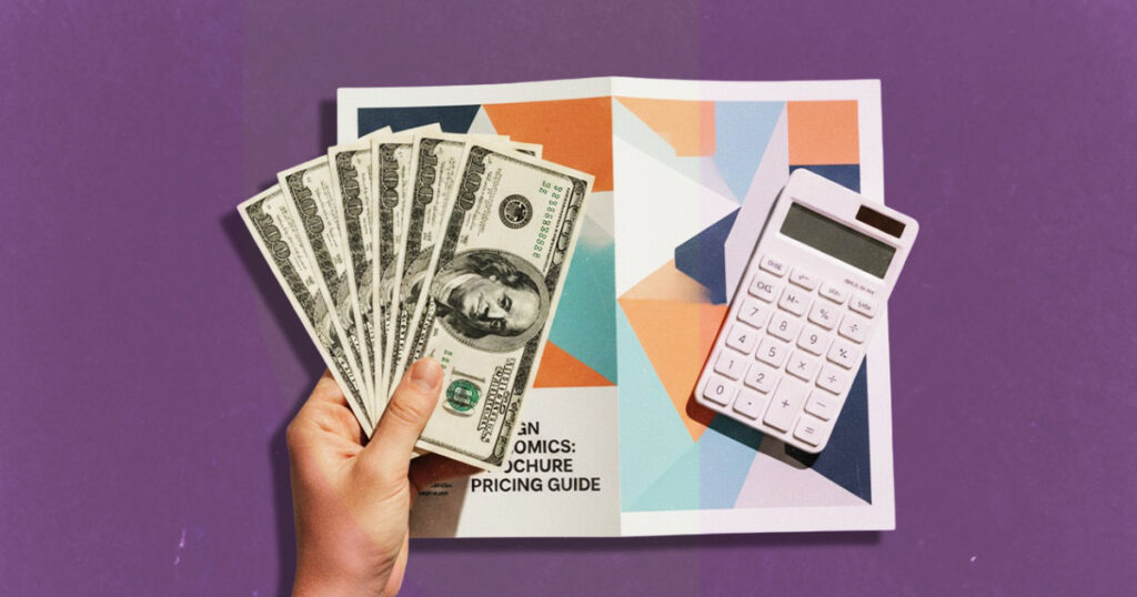 What factors affect brochure design price