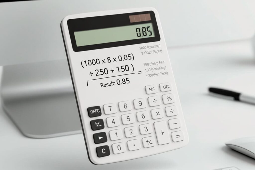 How Brochure Printing Rates Are Calculated