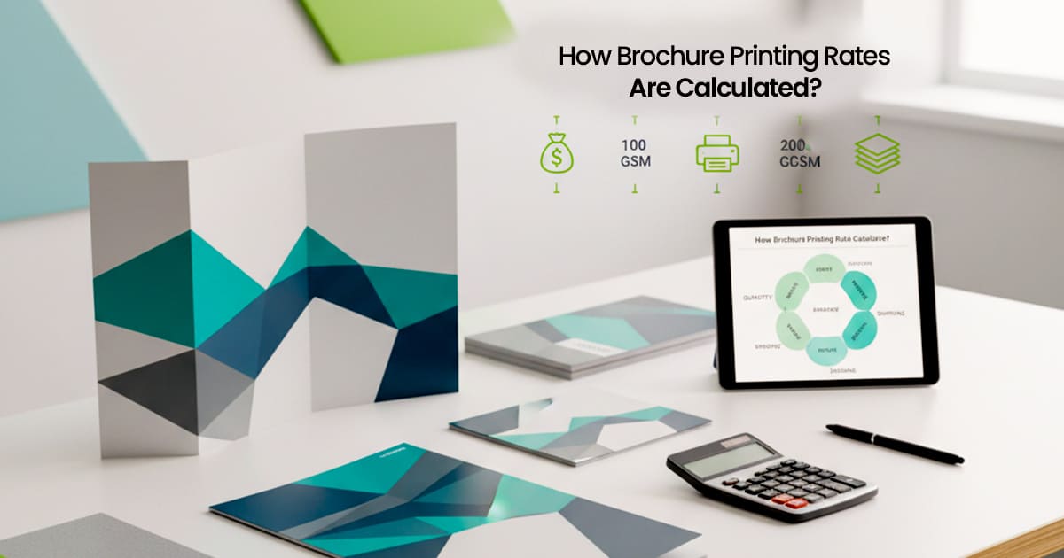 How Brochure Printing Rates Are Calculated