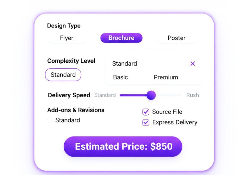 brochure design price