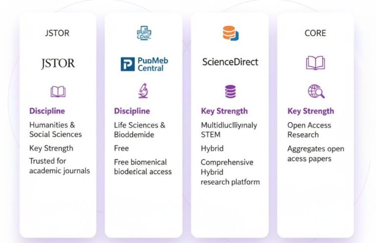 A professional digital graphic for the best academic website, highlighting a strategic guide for choosing the right learning platform.